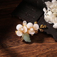 阑珊 发夹一只 皇磊汉服头饰女儿童发夹古风发钗簪子古装复古宫廷仙气少女配饰