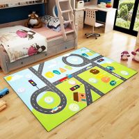 [高速]儿童地毯 40*60[特价图案随机] 儿童地毯垫卧室床边毯ins水晶绒益智早教地毯玩耍游戏地毯地垫