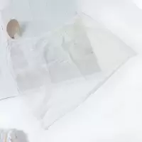白色 夏季薄款真丝围脖女围巾丝巾桑蚕丝防晒护颈多功能面罩