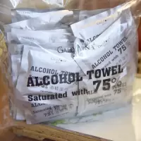 大号一次性棉片餐具家用75%湿巾手机清洁用品消毒片