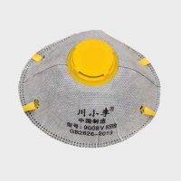 川小李9008灰色有阀10只 川小李KN95防尘防粉尘鼻罩防雾霾甲醛异味工业成人打磨装修