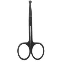 黑色(基础款) 男女私处修剪器比基尼腋毛阴毛手毛刮毛手动圆头修眉鼻毛小剪