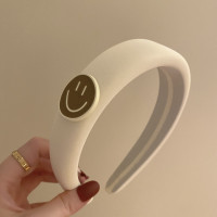 乳白色 日本代购GP海绵发箍女碎发压发头饰百搭外出发饰洗脸宽边发捆发卡