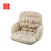 米色包围[基础款无加热] 48cm*96cm 电加热坐垫办公室久坐靠垫靠背一体电热屁股垫电暖发热暖身座椅垫