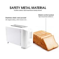 白色 110V 多士炉烤面包机跨境迷你家用烤吐司机吐司面包机toaster