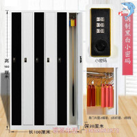 锁具 W台球厅厂家存放指纹感应柜子台球球杆展示柜密码锁九球杆架子柜