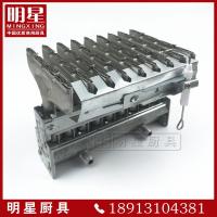 液化气火排[2根气管] 9排火排 双进气嘴火排 蒸包炉肠粉机火排