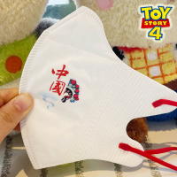 10只(4-12岁)独立包装 红耳绳 国潮一次性3D戏剧京剧大人印花脸谱大童可爱夏季透气独立包装