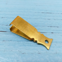 单个(尺寸1.6*5.6CM) 拔胡子神器铜的拔毛夹子男用镊子胡夹子胡须夹男士夹胡子镊子