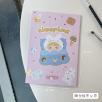 睡觉晚安女孩 ins折叠镜子少女心台式桌面化妆镜宿舍学生便携梳妆镜家用随身镜