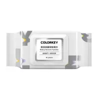 卸妆湿巾 colorkey珂拉琪卸妆湿巾眼妆唇非洲紫檀加液塔仔菠萝