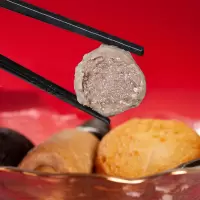 玖嘉久关东煮食材烫串鱼丸罗森冷冻商用牛肉丸1kg