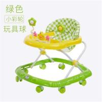 806绿色小彩轮 特价6-18个月婴儿童宝宝助步学步车防侧翻多功能音乐学行脚步车