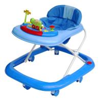 5701蓝色 幼儿男女孩宝宝婴儿学步车滑行车走路车带刹车音乐bb学行车