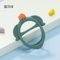 露莎绿[手套款-按摩牙床] 贝肽斯婴儿牙胶手环防吃手神器可水煮宝宝磨牙棒软玩具咬咬硅胶乐