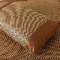 步步高单面46*72cm 枕套一个装 夏季凉席枕套 冰丝藤枕头套 夏凉竹枕套 单人枕芯套一对拍2