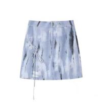 L84-半身裙(单件) S (建议85~95斤) 甜辣风短款套装女夏季辣妹炸街POLO领短袖外套设计感高腰半身裙潮