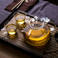 适用电陶炉:0.6L 素壶 单壶 平底电磁炉专用全玻璃烧水壶电陶炉加热单壶耐高温透明泡茶煮水壶