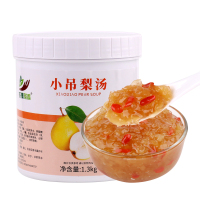 小吊梨汤(热饮推荐) 1.3kg水蜜桃果酱 蜜桃乌龙晶球水果茶饮品店商用原料 果肉颗粒酱