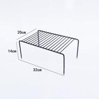 K85-普通款[不可伸缩] 1层 鞋架分层隔板可伸缩铁艺厨房置物架下水槽橱柜碗碟架调味品架子厨