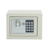 17优雅白[常规]23*17*17CM 存钱罐儿童密码箱大容量储蓄罐电子保险箱储钱罐家用保险柜证件箱