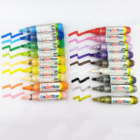 红色 推荐Flysea越洋大容量丙烯马克笔粗笔头涂鸦笔艺术笔黑卡相册手绘