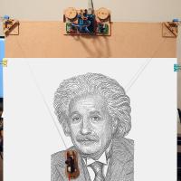 机架 Drawbot拉线绘图仪墙画机器人 Arduin0 创客项目套件Polargraph