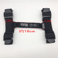 黑色一条 通用摩托车铝合金尾箱捆绑带行李绳捆扎带边箱提手带三箱四角提手