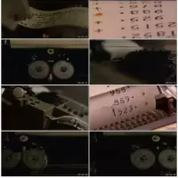 老式发报机发报机电报老式传真机解码器解码传输记录视频素材