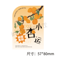 小杏运杯贴(100贴) 樱桃茶饮杏果茸1.2kg 含果肉果粒杏果酱刨冰圣代沙冰奶茶店原料