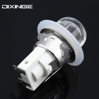 圆头带垫烤箱灯座 E14电蒸箱灯 陶瓷耐高温玻璃罩电蒸炉蒸烤一体机灯蒸烤箱蒸箱灯座