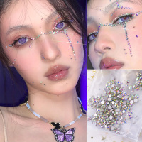 ab彩钻(1.5-4mm)/约1440颗/包 脸上贴饰品儿童化妆贴脸眼妆亮钻泪妆钻贴脸贴钻脸部眼角贴小水钻