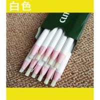白色一盒12支 免削隐形划笔 气消白笔 手撕拉线蜡笔 制衣服装皮革裁剪划线点位
