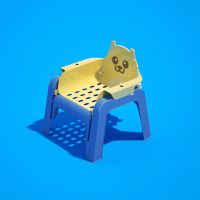 黄色+座椅(不可洗头) 儿童餐椅宝宝洗头平躺椅家用婴儿防滑座凳子可坐小孩洗发澡折叠椅