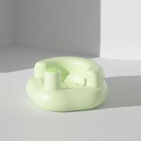 基础款[无音乐-单层靠垫] 宝宝餐椅婴儿学座椅儿童充气小沙发防摔练坐神器椅子靠背音乐玩具