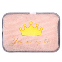 小号皇冠粉 19X27cm 大热水袋充电式煖宝宝女电暖宝暖水袋暖手宝电热宝热敷暖脚袋颈椎