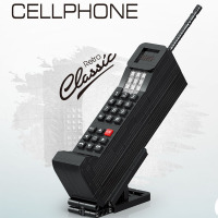 怀旧大哥大 乐高积木复古系列怀旧大哥大电话音响经典咖啡机拼装模型摆设收藏