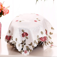 618款(刺绣工艺) 常规号56*56cm 空气炸锅防尘罩欧式高档蕾丝电饭煲盖巾面包机压力锅破壁机遮盖布