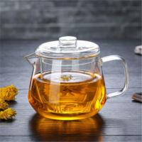 500企鹅壶-茶壶 玻璃茶壶耐高温煮茶器加厚家用过滤泡茶壶企鹅壶花茶杯茶具套装