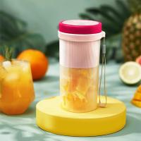 浪漫粉(6叶刀片) 金正榨汁机家用便携式小型果汁机多功能办公室学生榨果汁杯原汁机