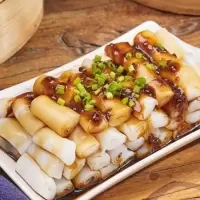 珍珠肠粉250克*3包不含酱 3份装珍珠肠粉免煮方便速食广东猪肠粉蒸粉卷粉宿舍懒人速食
