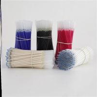 蓝色细管[20支试用装] 服装高温笔服装专用高温消失笔制鞋皮革布料记号笔熨烫褪色热消笔