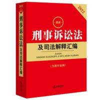 2022最刑事诉讼法及司法解释汇编含指导案例 机打发票