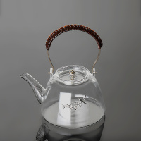 03煮茶壶 玻璃茶具煮茶壶电陶炉煮茶器家用普洱黑茶日式煮茶器烧水壶煮茶炉