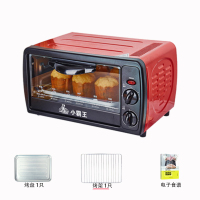 红色(单机) 12升烤箱 小霸王电烤箱家用烘焙多功能全自动大容量12L 48L蛋糕迷你烤箱