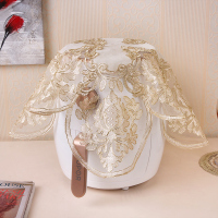 艾丽丝 一般空气炸锅罩通用 空气炸锅防尘罩刺绣布艺小家电防水豆浆机方巾厨房盖布破壁电饭煲