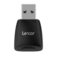 黑色 USB3.2 Lexar雷克沙TF读卡器安卓手机内存卡MicroSD小卡高速USB3.2读卡器