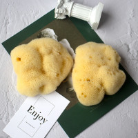 A级2.5英寸约7cm 卸妆洁面 适合 希腊海绵天然丝绒深层清洁毛孔洗泥面膜卸妆洁面扑儿童洗脸澡神器
