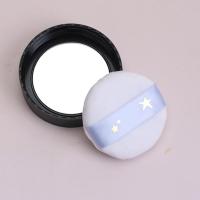 muf定制盖+蓝色星星散粉扑1个 mf玫珂菲散粉粉扑妆绒面大小号通用替换植绒散粉扑蜜粉扑化妆棉