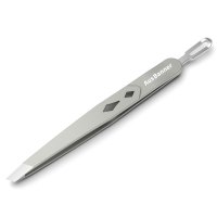 太空灰(斜口) 德国双立人德国拔毛镊子高精密小眉夹套装脸部拔胡子神器胡须修眉